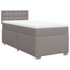 vidaXL &Kappa;&rho;&epsilon;&beta;ά&tau;&iota; Boxspring &mu;&epsilon; &Sigma;&tau;&rho;ώ&mu;&alpha; Taupe 90x190 &epsilon;&kappa;.&Upsilon;&phi;&alpha;&sigma;&mu;ά&tau;&iota;&nu;&omicron;