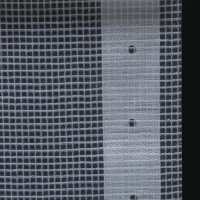 vidaXL Μουσαμάς με Ύφανση Leno Λευκός 1,5 x 5 μ. 260 γρ./μ²