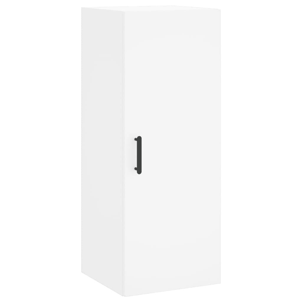 vidaXL Ντουλάπι Λευκό 34,5 x 34 x 180 εκ. από Επεξεργασμένο Ξύλο