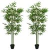 vidaXL &Tau;&epsilon;&chi;&nu;&eta;&tau;ό &Delta;έ&nu;&tau;&rho;&omicron; &Mu;&pi;&alpha;&mu;&pi;&omicron;ύ 2 pcs &Pi;&rho;ά&sigma;&iota;&nu;&omicron; 45 x 18 x 175 &epsilon;&kappa;