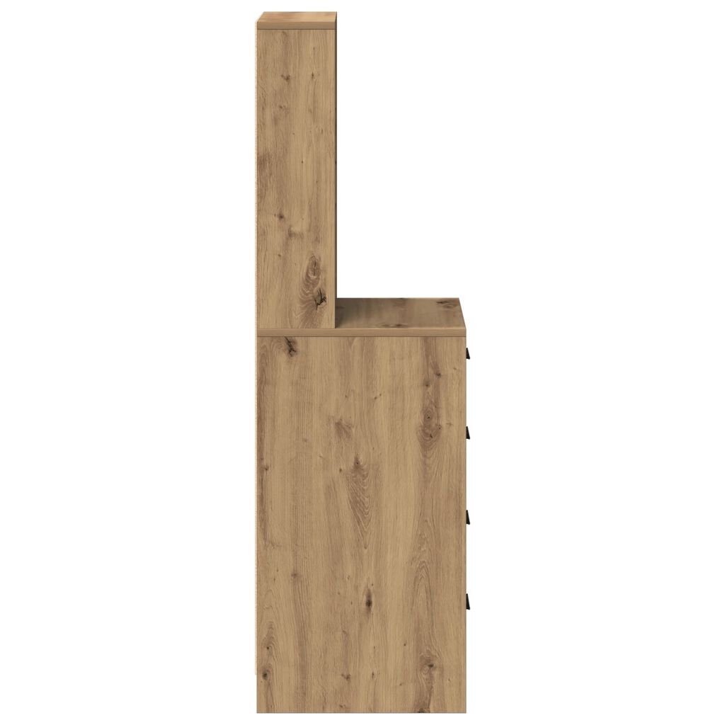 vidaXL Υψηλό ντουλάπι Artisan Δρυς 40x41x135 εκ Επεξεργασμένο ξύλο