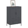 vidaXL Ντουλάπι Ανθρακί 68x39x101,5 εκ. από Χάλυβα