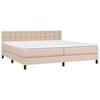 vidaXL &Kappa;&rho;&epsilon;&beta;ά&tau;&iota; Boxspring &Sigma;&tau;&rho;ώ&mu;&alpha;&LED &Kappa;&alpha;&pi;&omicron;&upsilon;&tau;&sigma;ί&nu;&omicron; 200x200 &epsilon;&kappa;. &Sigma;&upsilon;&nu;&theta;. &Delta;έ&rho;&mu;&alpha;