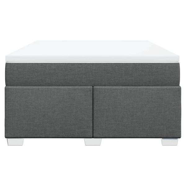 vidaXL &Kappa;&rho;&epsilon;&beta;ά&tau;&iota; Boxspring &mu;&epsilon; &Sigma;&tau;&rho;ώ&mu;&alpha; &Sigma;&kappa;&omicron;ύ&rho;&omicron; &Gamma;&kappa;&rho;&iota; 160x200 &epsilon;&kappa; &Upsilon;&phi;&alpha;&sigma;&mu;ά&tau;&iota;&nu;&omicron;
