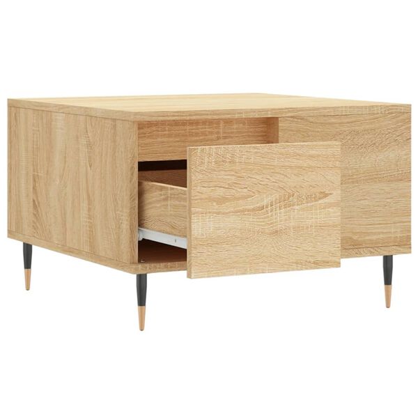 vidaXL Τραπεζάκι Σαλονιού Sonoma Δρυς 55x55x36,5εκ. Επεξεργασμένο Ξύλο