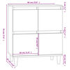 vidaXL Ντουλάπι Καπνιστή Δρυς 60x35x70 εκ. από Επεξεργασμένο Ξύλο