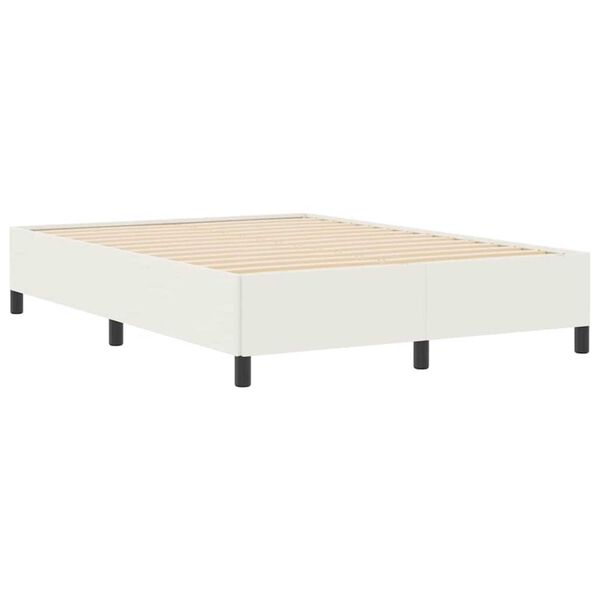 vidaXL Σκελετός Κρεβατιού Κρεμ 160 x 200 cm Βελούδο