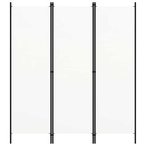 vidaXL &Delta;&iota;&alpha;&chi;&omega;&rho;&iota;&sigma;&tau;&iota;&kappa;ό &Delta;&omega;&mu;&alpha;&tau;ί&omicron;&upsilon; &mu;&epsilon; 3 &Pi;ά&nu;&epsilon;&lambda; &Lambda;&epsilon;&upsilon;&kappa;ό 150 x 180 &epsilon;&kappa;.