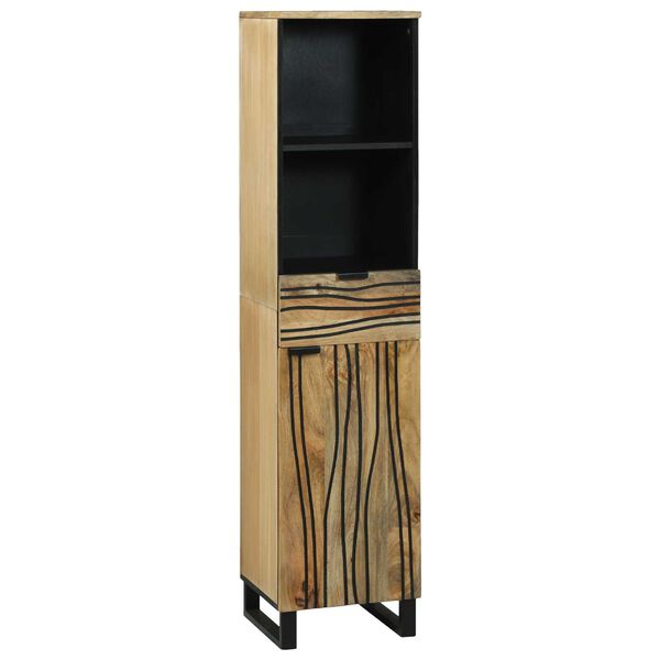 vidaXL Έπιπλο μπάνιου 38x33.5x160 cm από σταχτόξυλο