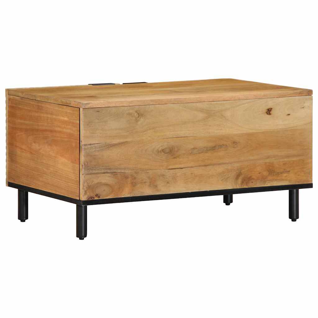 vidaXL Τραπεζάκι σαλονιού καφέ 80x50x40 cm μασίφ ξύλο Mango