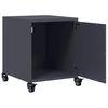 vidaXL Κομοδίνο Ανθρακί 36 x 39 x 43,5 εκ. από Χάλυβα