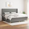 vidaXL &Kappa;&rho;&epsilon;&beta;ά&tau;&iota; Boxspring &mu;&epsilon; &Sigma;&tau;&rho;ώ&mu;&alpha; &Sigma;&kappa;&omicron;ύ&rho;&omicron; &Gamma;&kappa;&rho;&iota; 200x200 &epsilon;&kappa;. &Upsilon;&phi;&alpha;&sigma;&mu;ά&tau;&iota;&nu;&omicron;