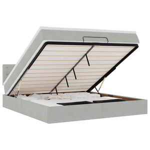 vidaXL &Omicron;&theta;&omega;&mu;&alpha;&nu;&iota;&kappa;ό &kappa;&rho;&epsilon;&beta;ά&tau;&iota; &mu;&epsilon; &sigma;&tau;&rho;ώ&mu;&alpha; &alpha;&nu;&omicron;&iota;&chi;&tau;ό &gamma;&kappa;&rho;&iota; 180x200 cm &Beta;&epsilon;&lambda;&omicron;ύ&delta;&omicron;