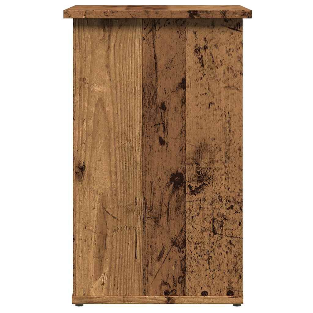 vidaXL Sideboard Παλιό ξύλο 35x35x55 cm Ξύλο μηχανής