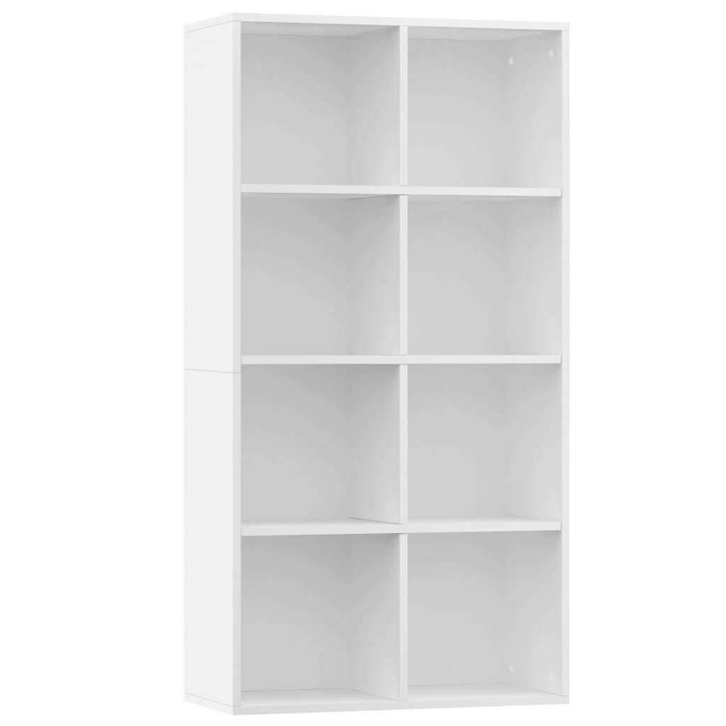 vidaXL Ραφιέρα/Βιβλιοθήκη Λευκή 66 x 30 x 130 εκ. από Επεξ. Ξύλο