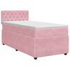 vidaXL &Kappa;&rho;&epsilon;&beta;ά&tau;&iota; box spring &mu;&epsilon; &sigma;&tau;&rho;ώ&mu;&alpha; &Rho;&omicron;&zeta; 80 x 200 cm &Beta;&epsilon;&lambda;&omicron;ύ&delta;&omicron;