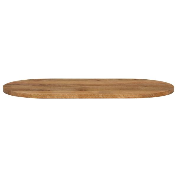 vidaXL Επιφάνεια Τραπεζιού Οβάλ 110x40x3,8 εκ. Μασίφ Ξύλο Μάνγκο