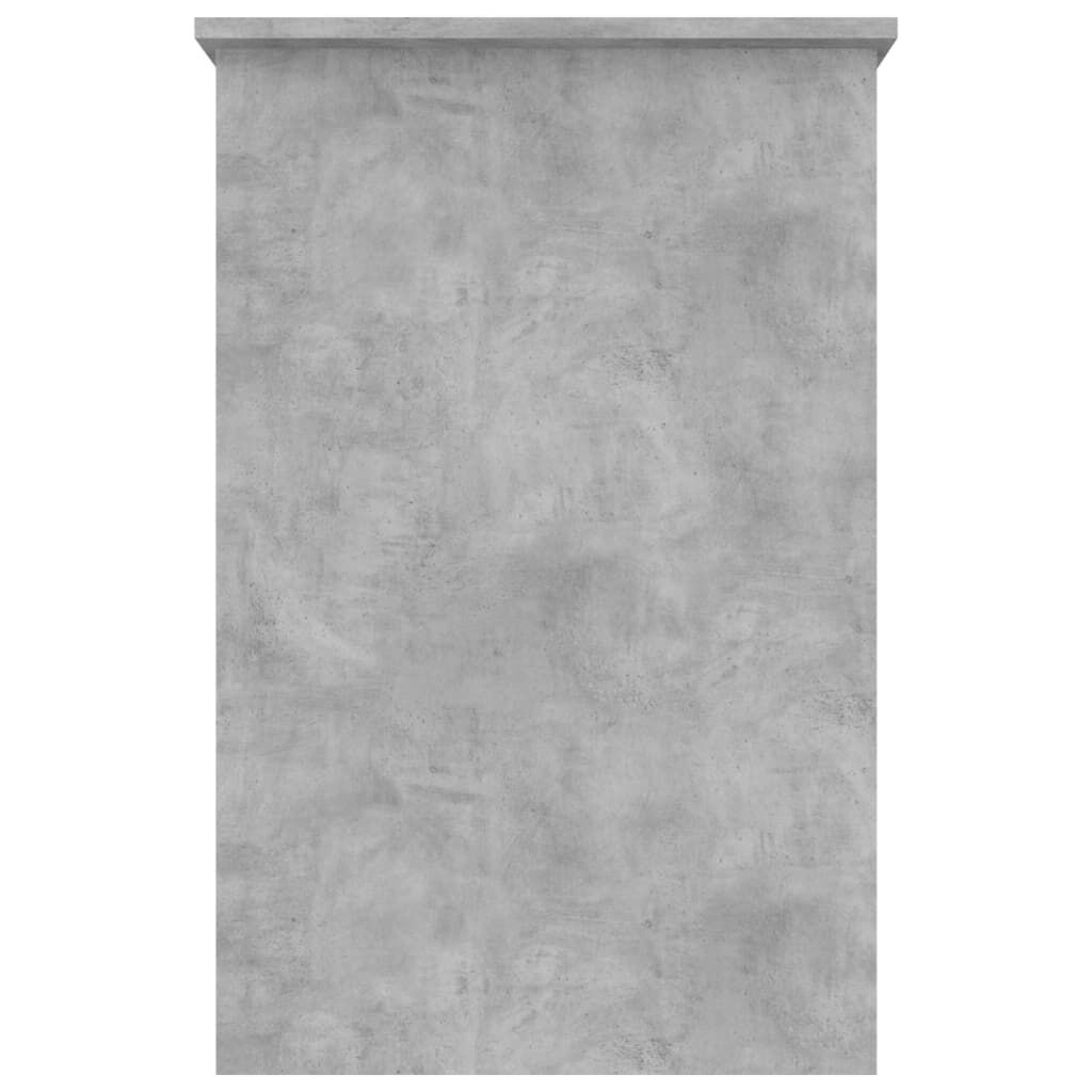 vidaXL Γραφείο Γκρι Σκυροδέματος 100 x 50 x 76 εκ. από Επεξ. Ξύλο