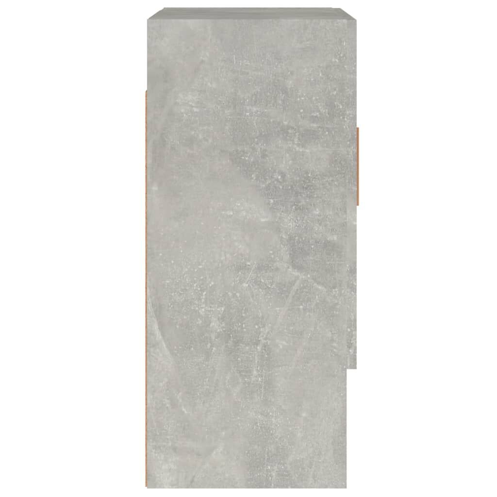vidaXL Ντουλάπι Τοίχου Γκρι Σκυρ. 60x31x70 εκ. Επεξεργασμένο Ξύλο