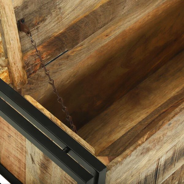 vidaXL Τραπέζι καφέ 90x50x38 εκ. από Μασίφ Ξύλο Μάνγκο
