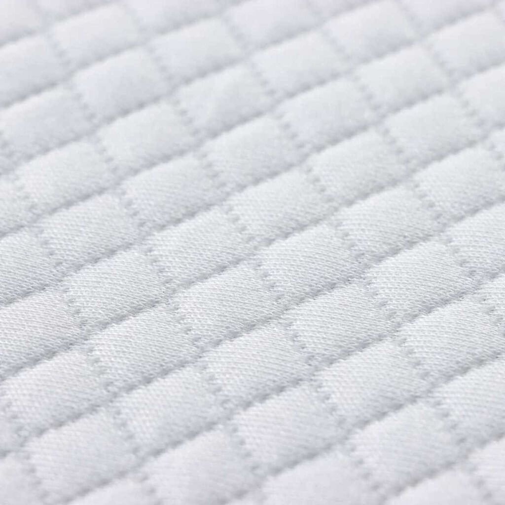 vidaXL Στρώματα Λευκό 70 x 200 cm 100% ύφασμα πολυεστέρα με τζακάρ