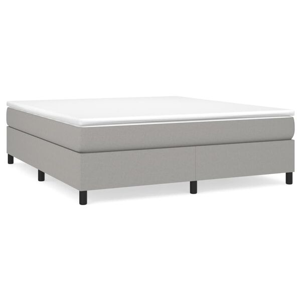 vidaXL &Kappa;&rho;&epsilon;&beta;ά&tau;&iota; Boxspring &mu;&epsilon; &Sigma;&tau;&rho;ώ&mu;&alpha; &Alpha;&nu;&omicron;&iota;&chi;&tau;ό &Gamma;&kappa;&rho;&iota; 180x200 &epsilon;&kappa;. &Upsilon;&phi;&alpha;&sigma;&mu;ά&tau;&iota;&nu;&omicron;