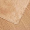 vidaXL Χαλιά Ψεύτικου Κουνελιού Taupe 120 x 170 cm Πολυεστέρας