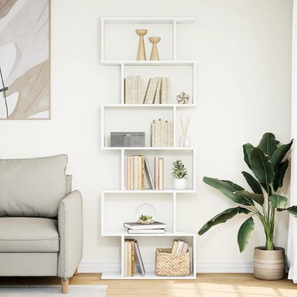 vidaXL &Beta;&iota;&beta;&lambda;&iota;&omicron;&theta;ή&kappa;&eta;/&Delta;&iota;&alpha;&chi;&omega;&rho;&iota;&sigma;&tau;&iota;&kappa;ό &Chi;ώ&rho;&omicron;&upsilon; 6 &Epsilon;&pi;. &Lambda;&epsilon;&upsilon;&kappa;ό 70x24x193&epsilon;&kappa;. &Epsilon;&pi;. &Xi;ύ&lambda;&omicron;