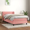 vidaXL &Kappa;&rho;&epsilon;&beta;ά&tau;&iota; Boxspring &mu;&epsilon; &Sigma;&tau;&rho;ώ&mu;&alpha; &Rho;&omicron;&zeta; 100x200 &epsilon;&kappa;. &Beta;&epsilon;&lambda;&omicron;ύ&delta;&iota;&nu;&omicron;