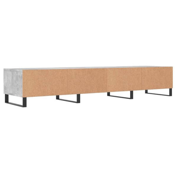 vidaXL Έπιπλο Τηλεόρασης Γκρι Σκυροδέματος 150x36x30 εκ. Επεξ. Ξύλο