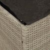 vidaXL Κουτί Μαξιλαριών Ανοιχτό γκρι 50 x 50 x 50 cm συνθετικό ρατάν