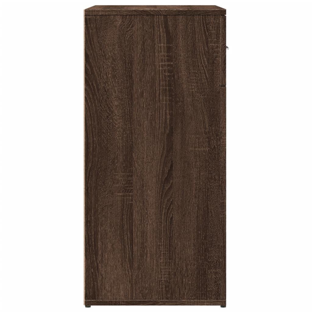 vidaXL Βοηθητικό Ντουλάπι Καφέ Δρυς 79x38x80εκ. από Επεξεργασμένο Ξύλο