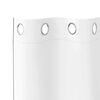 vidaXL Κουρτίνες με κουρτίνες 2 pcs Καθαρό Λευκό 140x140cm Πολυεστέρας