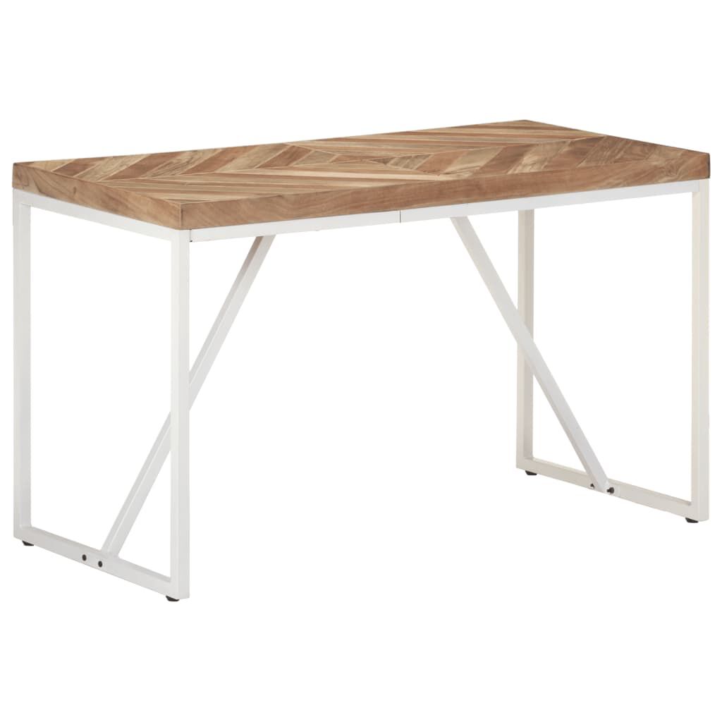 vidaXL Τραπεζαρία 120 x 60 x 76 εκ. από Μασίφ Ξύλο Ακακίας/Ξύλο Μάνγκο