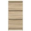 vidaXL Ραφιέρα Sonoma Δρυς 37,5x35x76 εκ. από Επεξεργ. Ξύλο