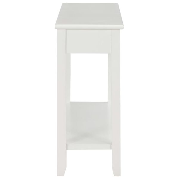 vidaXL Τραπέζι Κονσόλα Λευκό 110 x 35 x 80 εκ. Ξύλινο