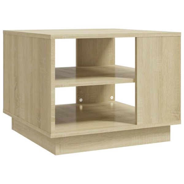 vidaXL Τραπεζάκι Σαλονιού Sonoma Δρυς 55x55x43 εκ. Επεξεργασμένο Ξύλο