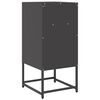 vidaXL Κομοδίνο Μαύρο 36x39x78 cm από χάλυβα ψυχρής έλασης