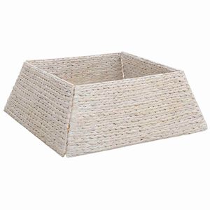 vidaXL Κολάρο Χριστουγεννιάτικου Δέντρου Λευκό 70 x 70 x 28 εκ