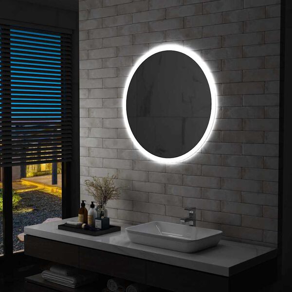 vidaXL Καθρέφτης Μπάνιου με LED 80 εκ.