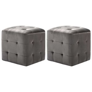 vidaXL &Kappa;&omicron;&mu;&omicron;&delta;ί&nu;&alpha;/&Sigma;&kappa;&alpha;&mu;&pi;ό 2 &tau;&epsilon;&mu;. &Gamma;&kappa;&rho;&iota; 30x30x30 &epsilon;&kappa;. &alpha;&pi;ό &Beta;&epsilon;&lambda;&omicron;ύ&delta;&iota;&nu;&omicron; Ύ&phi;&alpha;&sigma;&mu;&alpha;