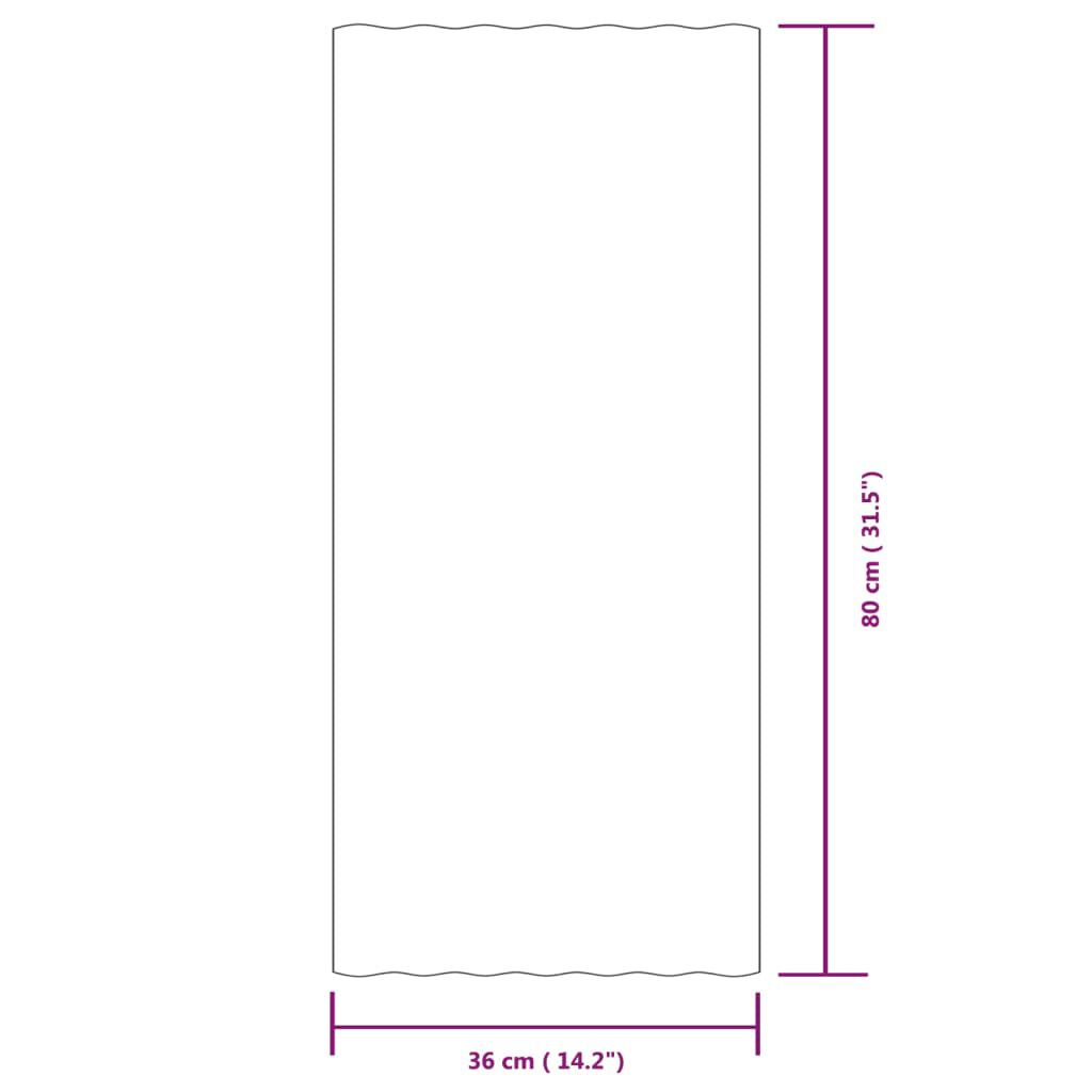 vidaXL Πάνελ Οροφής 36 τεμ. Καφέ 80 x 36 εκ. Ατσάλινα με Ηλεκτρ. Βαφή