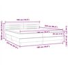 vidaXL &Kappa;&rho;&epsilon;&beta;ά&tau;&iota; Boxspring &mu;&epsilon; &Sigma;&tau;&rho;ώ&mu;&alpha; & LED &Sigma;&kappa;&omicron;ύ&rho;&omicron; &gamma;&kappa;&rho;&iota; 180x220 &epsilon;&kappa;. &Beta;&epsilon;&lambda;&omicron;ύ&delta;&iota;&nu;&omicron;