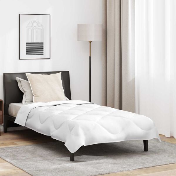 vidaXL Καλοκαιρινό Παπλωμά με Μαξιλάρι Other 2 pcs Λευκό 155 x 220 cm