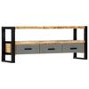 vidaXL Έπιπλο Τηλεόρασης 130 x 30 x 50 εκ. από Μασίφ Ξύλο Μάνγκο