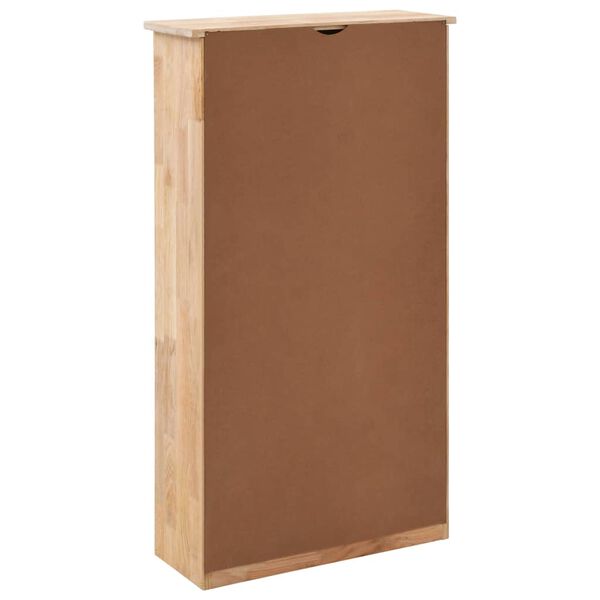 vidaXL Παπουτσοθήκη 55 x 20 x 104 εκ. από Μασίφ Ξύλο Καρυδιάς