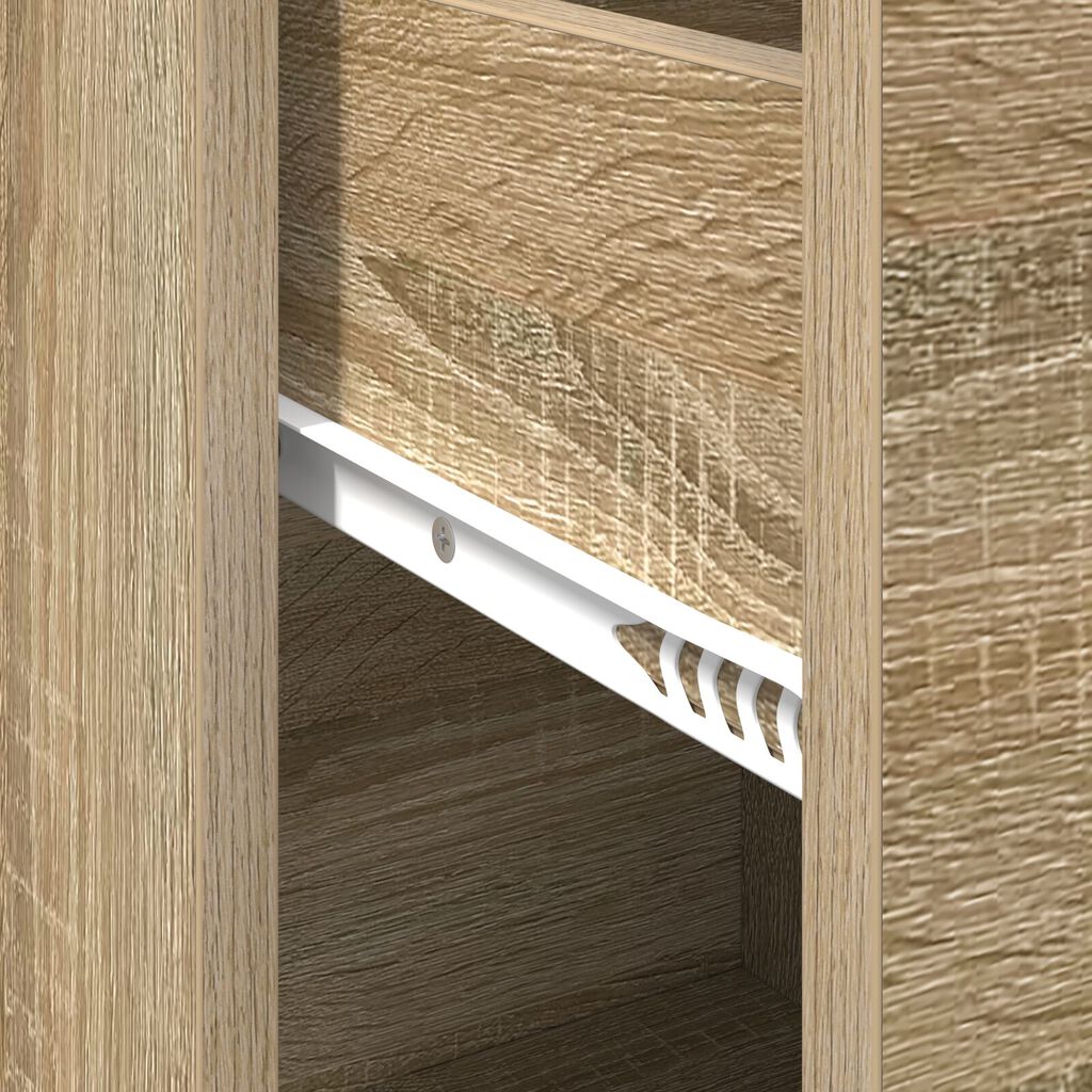 vidaXL Ντουλάπι Αποθήκευσης Sonoma Oak Sonoma Oak MDF Μεσαίο