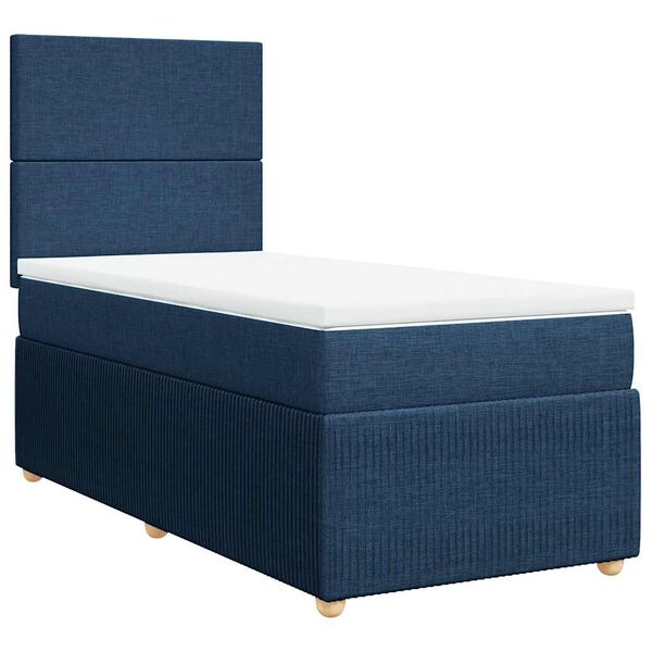 vidaXL &Kappa;&rho;&epsilon;&beta;ά&tau;&iota; Boxspring &mu;&epsilon; &Sigma;&tau;&rho;ώ&mu;&alpha; &Mu;&pi;&lambda;&epsilon; 80x200 &epsilon;&kappa;. &Upsilon;&phi;&alpha;&sigma;&mu;ά&tau;&iota;&nu;&omicron;