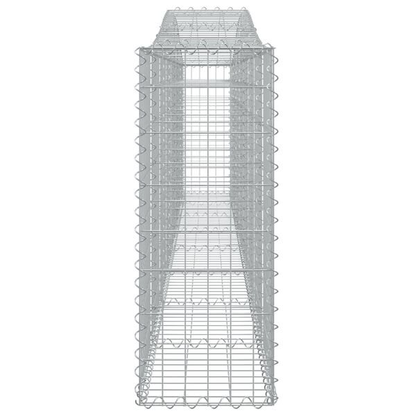 vidaXL Συρματοκιβώτια Τοξωτά 25 τεμ. 400x30x80/100 εκ. Γαλβαν. Ατσάλι