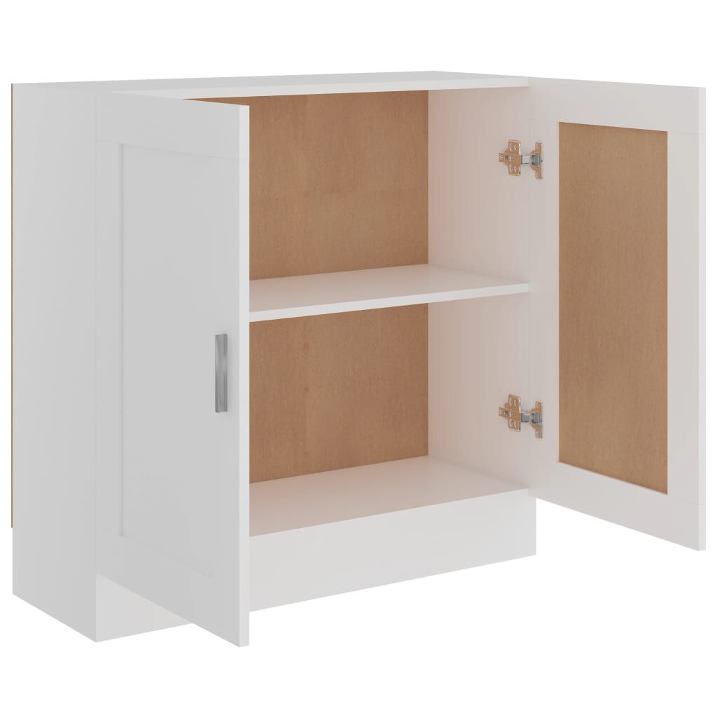 vidaXL Βιβλιοθήκη Λευκή 82,5 x 30,5 x 80 εκ. Επεξεργασμένο Ξύλο